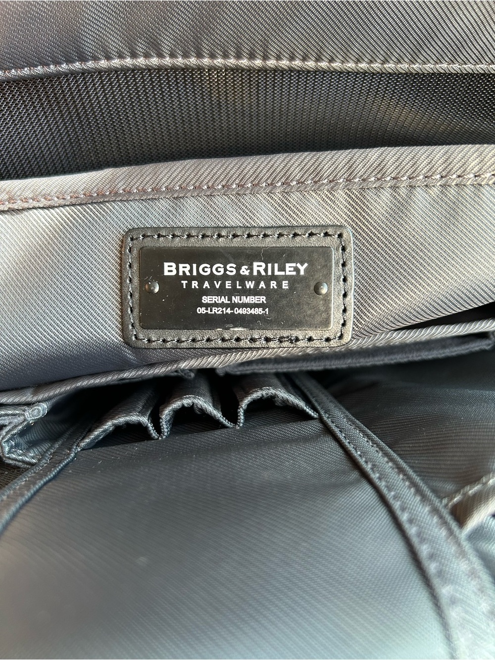 Briggs & Riley LEATHER rolling computer bag - Picture 5 of 6